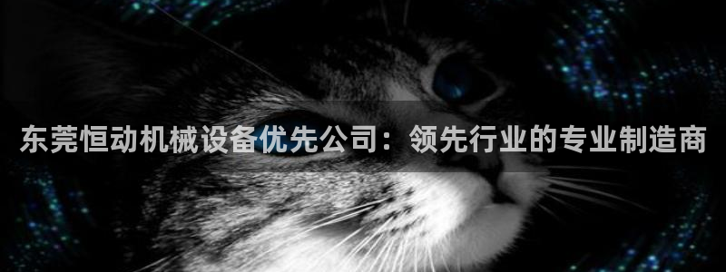 杏盛注册登录：东莞恒动机械设备优先公司：领先行业的专业制造商