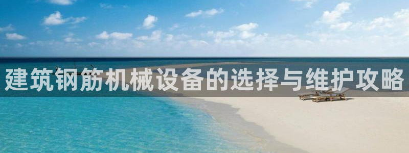 杏盛官网：建筑钢筋机械设备的选择与维护攻略