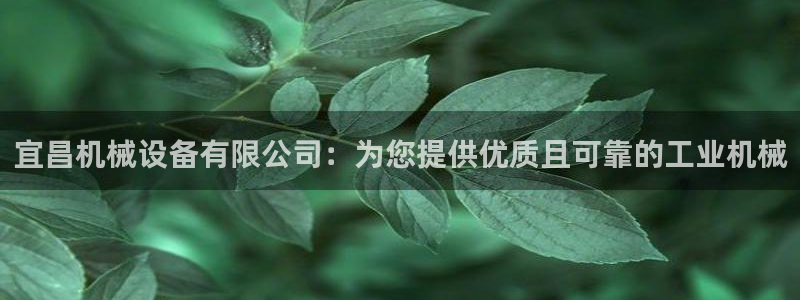 杏盛平台主管：宜昌机械设备有限公司：为您提供优质且可靠的工业机械
