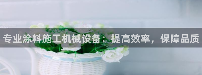 杏盛平台官网注册：专业涂料施工机械设备：提高效率，保障品质